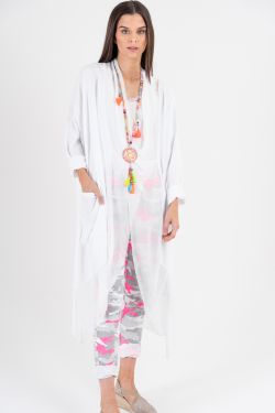 Wrap Tunic w/ Silk Edges