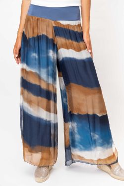 "PL" Printed silk Pant