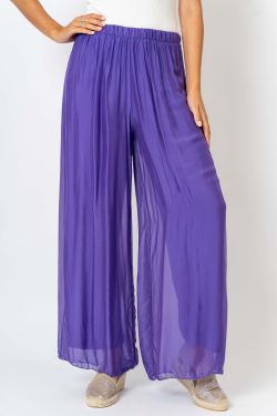 Silk Pant open Hem