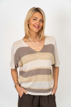 Lightweight strips Sweater
