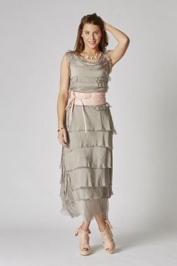 Layered splash Dress