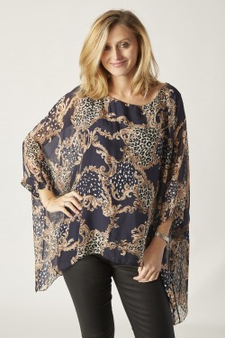 Leopard and Baroque printed...