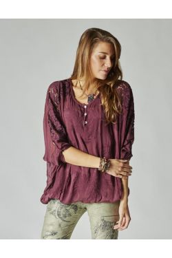 Top Lace and open back silk